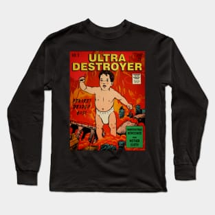 Ultra-Destroyer Retro Baby Child Long Sleeve T-Shirt